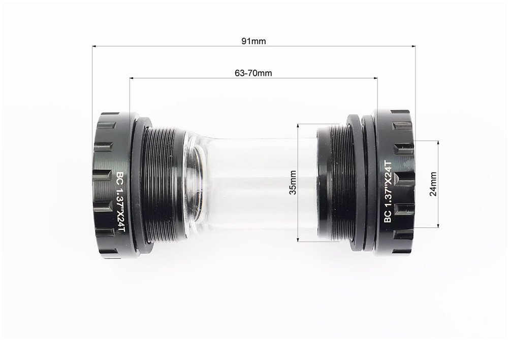 Каретка "Hollowtech II" MTB 63-70мм, під інтегровану вісь 24мм, BB2495 Киев - изображение 2