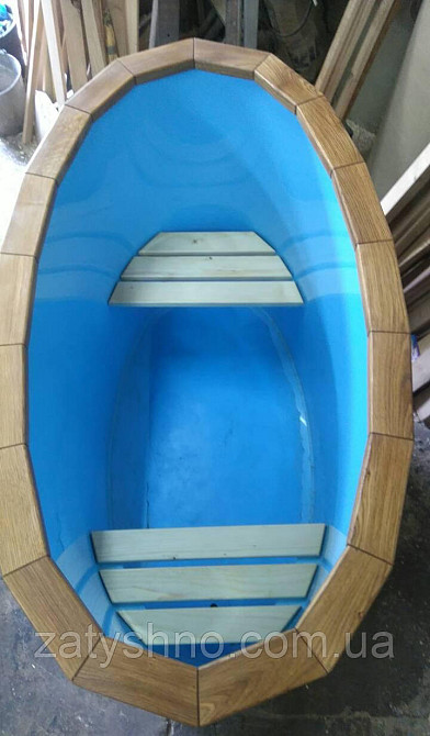 Купель дубова зі вставкою Київ - фото 2