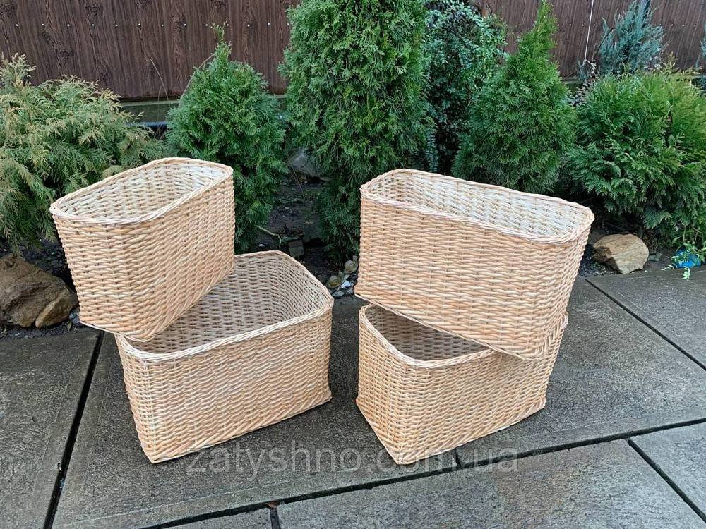 Плетеные корзинки без ручек разных размеров Киев - изображение 8