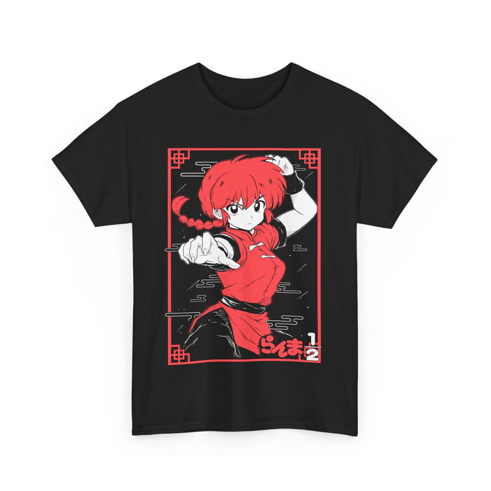 Футболка аниме Ранма Схампоо Румикотакахасх Вбр оверсайз (S/M/L) Черний AnimeJ0062 Днепр - изображение 4