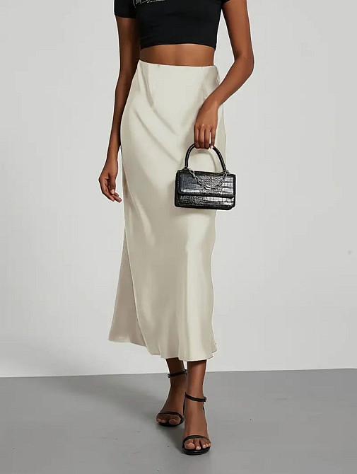 Жіноча спідниця шовкова Білий 46/48 Харків - фото 3