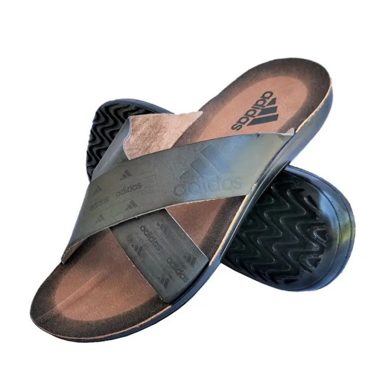 Чоловічі Шлепанці Тапочки Adidas Сланці Сері Адас ( розміри: 40,41,43,44) Дніпро - фото 1