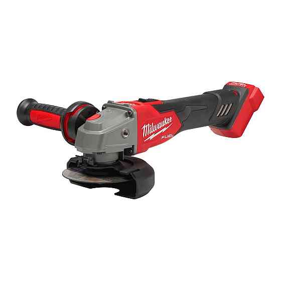 Шлифмашина угловая аккумуляторная MILWAUKEE, M18 FSAGV125XPDB-0X, диаметр 125мм (+ рукоятка, зах. кожух, бескл. гайка, 2 зах. Экран Одесса