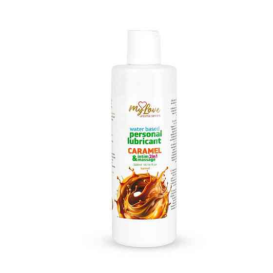 2в1 лубрикант та масажний гель - MyLove Aroma Series Intim&Massage Caramel, 300 мл Sex Aura Київ