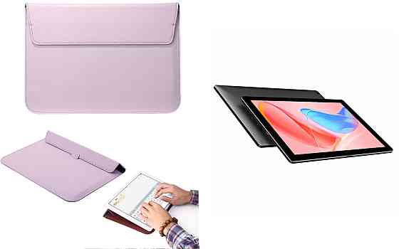 Чохол-конверт VitoCase для Chuwi HiPad X, з функцією підставки для планшета Чорний Фіолетовий Київ