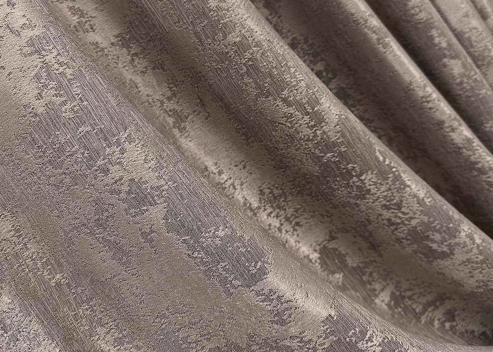 Комплект готових штор VR-Textil Жакард Sultan YL № 1669ш Какао 150х270 см 2 шт (33-0553) Київ - фото 6