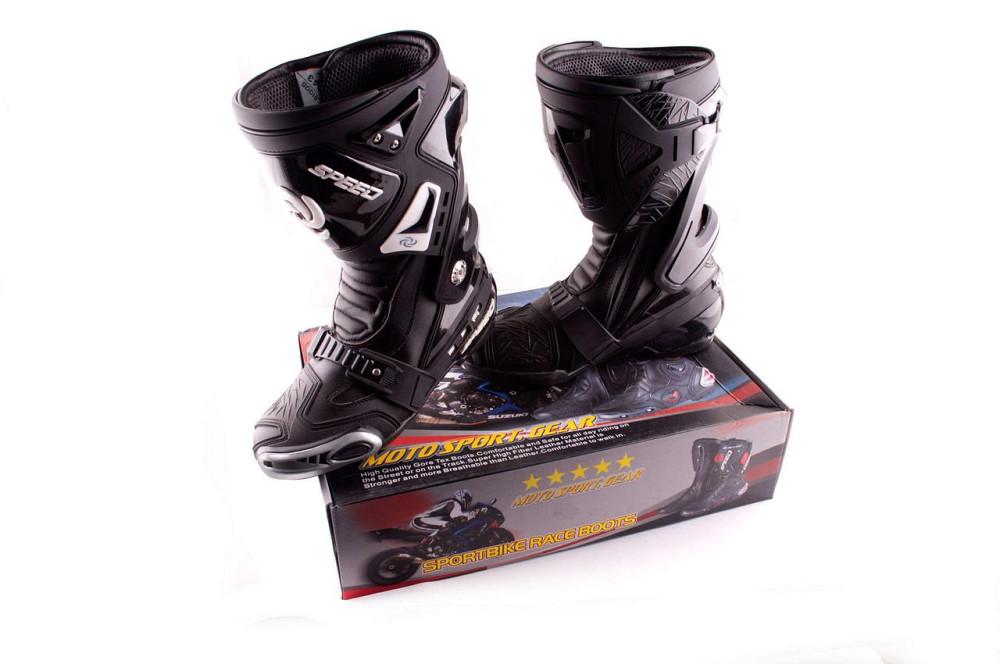 Ботинки байкера (mod:1005, size:41, черные) Мукачево - изображение 1