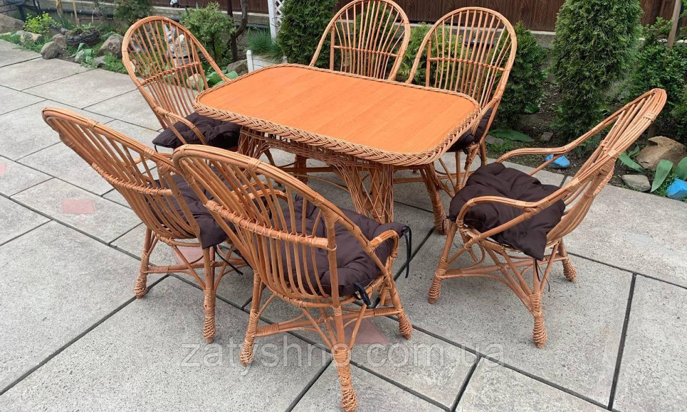 Недорогі садові плетені меблі на дачу Київ - фото 5