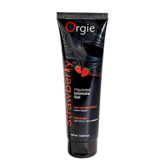 Лубрикант на водной основе Orgie Lube Tube Strawberry, 100 мл, со вкусом и ароматом клубники Sex Aura Киев