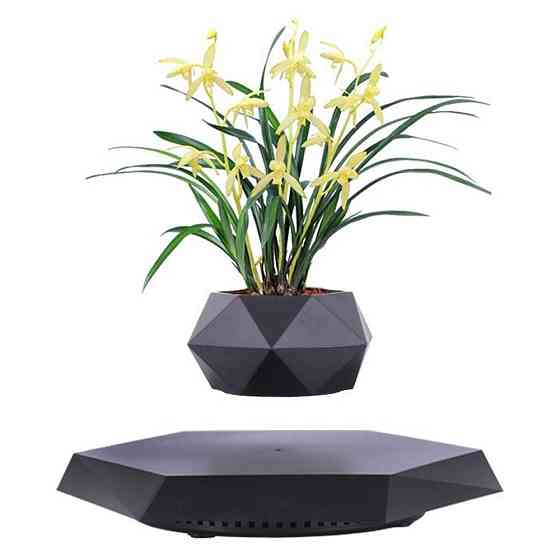 Магнитный левитационный горшок для растений HCNT Magnetic Levitating Pot M10-PZ1 Black Одесса