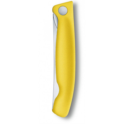 Кухонный нож Victorinox SwissClassic Foldable Paring 11 см Serrated Yellow (6.7836.F8B) Винница - изображение 4