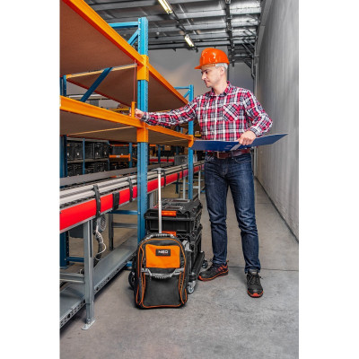 Каска защитная Neo Tools пластик полипропилен HDPE, пряжка для регулировки, оранжевая. (97-205) Винница - изображение 4