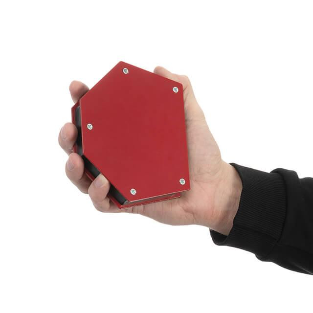 Тримач магнітний для зварювання, трапеція, 30°, 45°, 60°, 75°, 90°, 135°, 34 кг, 145×110×25 мм INTERTOOL MW-0003 Київ - фото 3