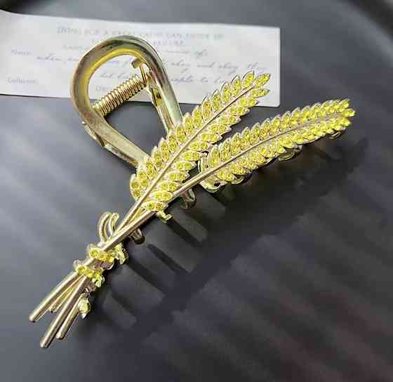 Заколка-крабік "Колоски" Сміла