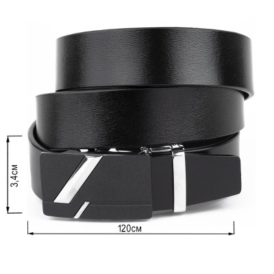 Ремень Vintage Мужской Черный (20329) Винница - изображение 3