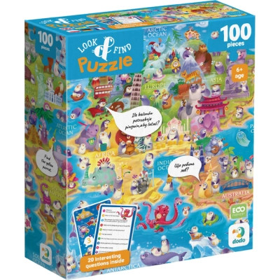 Пазл DoDo Вімельпазл Світ пінгвінів, 100 елементів (300670) Вінниця - фото 1