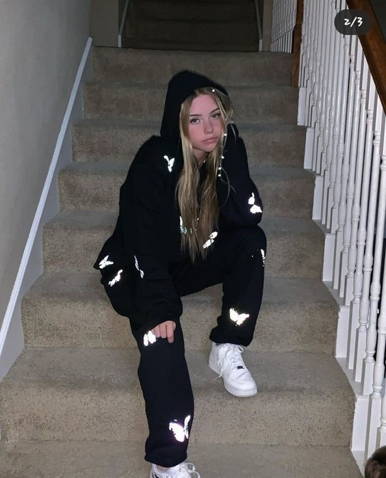 Преміум спортивний костюм зі світловідбивними метеликами Чернівці - фото 1