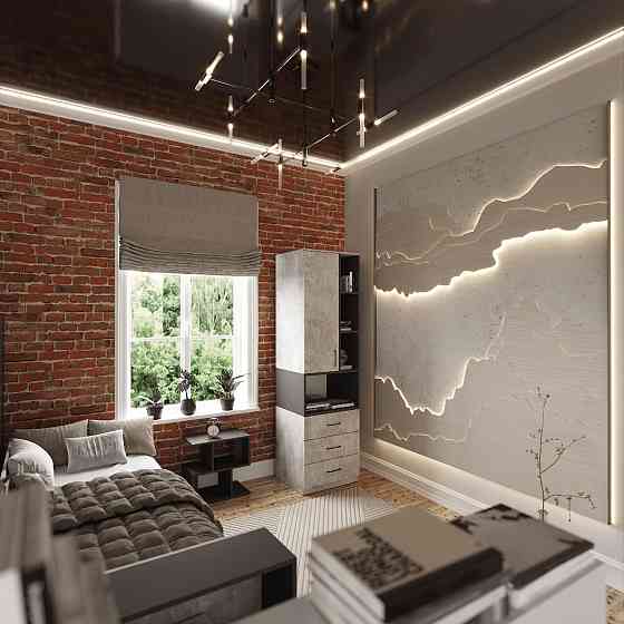 Шафа для одягу Tetris Т-4, Бетон, 600/520/2100 Львів