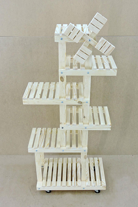 Підставка для квітів "Матурі 3" на коліщатках бланже Миколаїв - фото 7