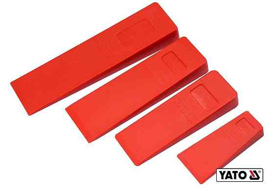 Набір клинів пластикових для розколювання дерев YATO : 300/245/205/136 мм, 4 шт [20] Одесса