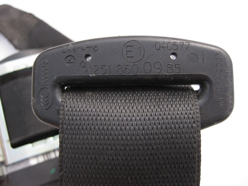 Mercedes-Benz  A2518600985 9C94 Ремінь безпеки передній лівий чорний W164 X164 W251 Одеса - фото 2