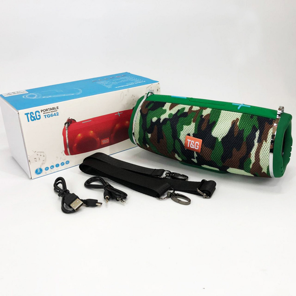 Колонка з підсвічуванням і зарядкою TG642, Колонка з підсвічуванням і світловою музикою RJ-24 Львів - фото 2