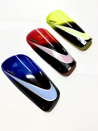 Щитки футбольні Nike Mercurial Вишневе - фото 6