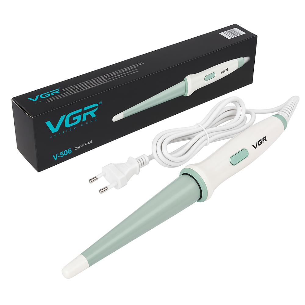 Плойка для укладання і вирівнювання волосся, Плойка для об'ємної укладки волосся кучерів ZU-40 Львів - фото 11