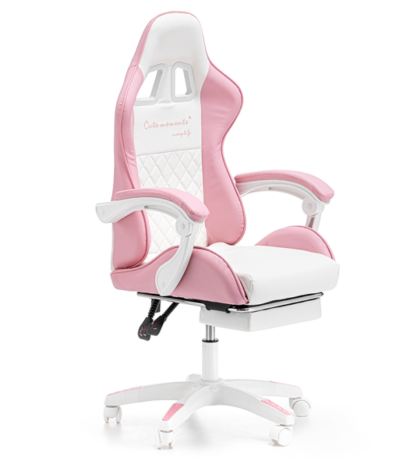 Дитяче геймерське крісло G892 з подушками та підставкою для ніг, Рожеве Київ - фото 3