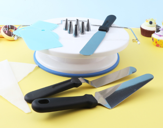 Набір для декору тортів і кексів 72 шт з підставкою Київ