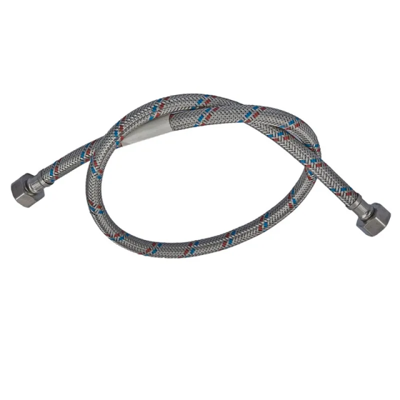 Гнучкий шланг для підключення води гайка 1/2'' - гайка 1/2'' (60 см) Zerix (ZX1552)   ( 24849 ) Харків
