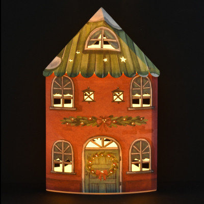 Прикраса декоративна YES! Fun Будиночок-світильник Картон LED 21см (801214) Вінниця - фото 2