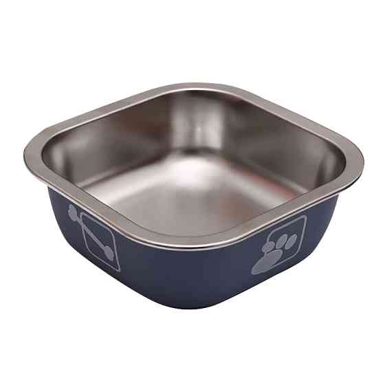 Миска для собак котов Taotaopets 1910002 металлическая Blue 160 мм Киев