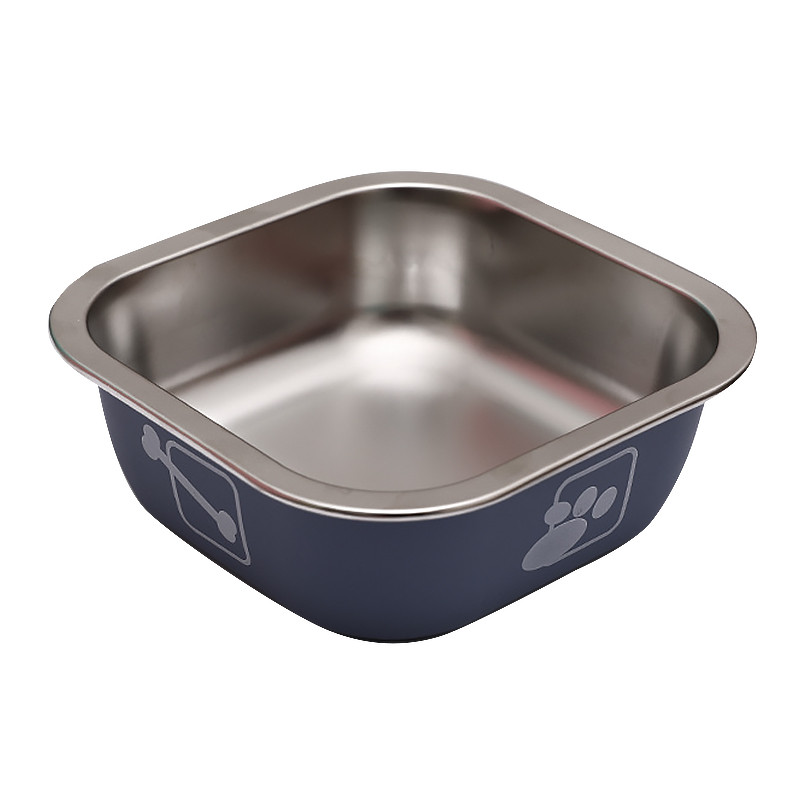 Миска для собак котов Taotaopets 1910002 металлическая Blue 160 мм Київ - фото 3