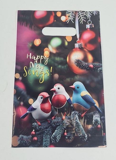 Пакеты с вырубной ручкой (20*30) Н Год 