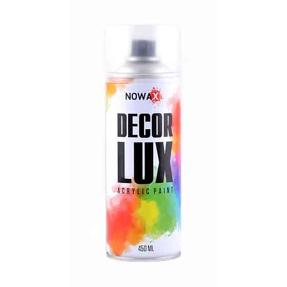Фарба акрилова Nowax Spray 450мл лак прозорий (LACQUER) Киев