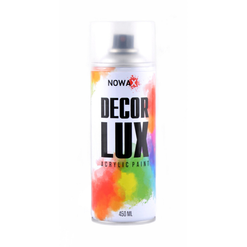 Фарба акрилова Nowax Spray 450мл лак прозорий (LACQUER) Київ - фото 1