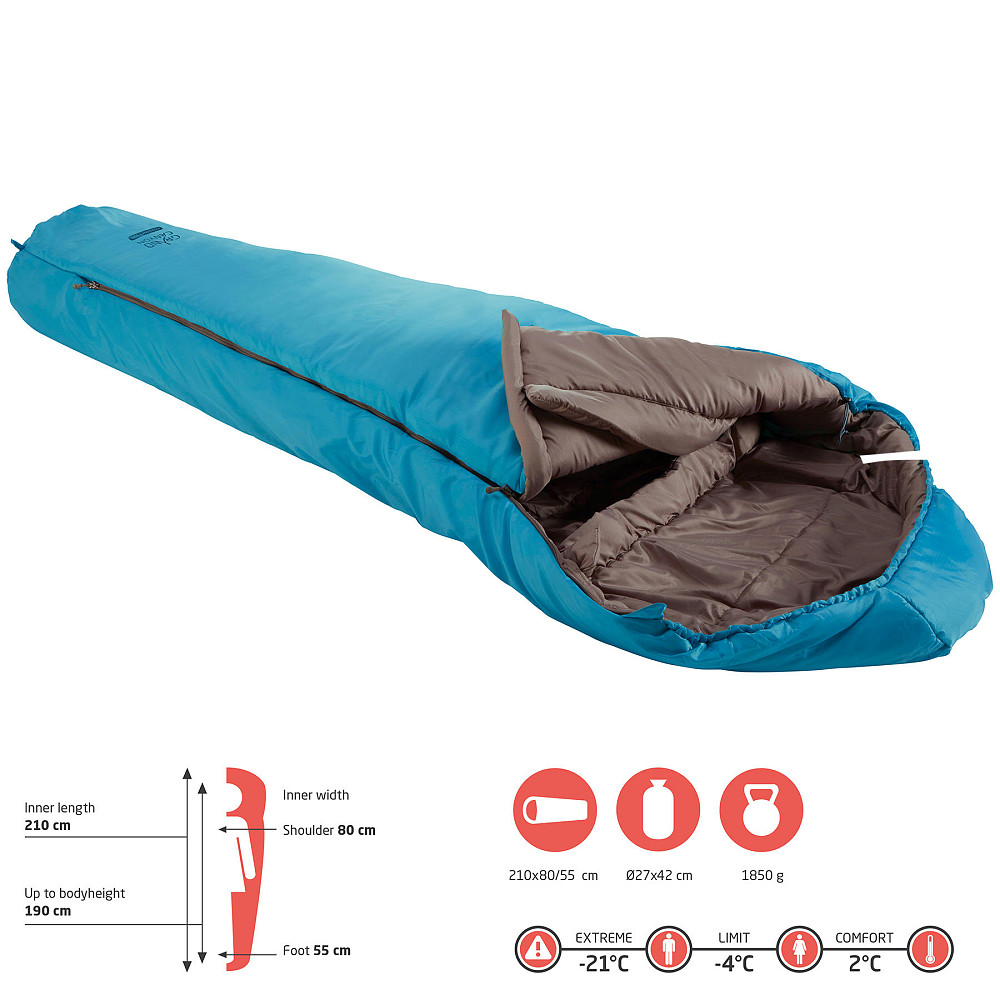 Спальный мешок Grand Canyon Fairbanks 190 -4°C Caneel Bay Left (340006) Вінниця - фото 7