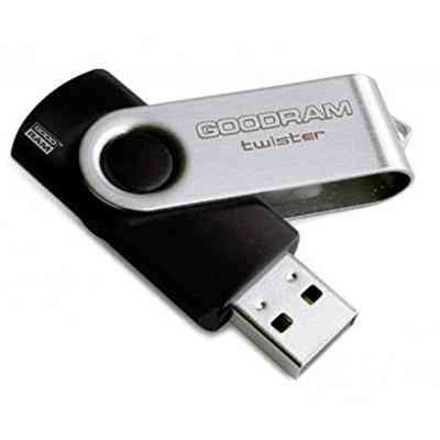 USB флеш накопитель Goodram 8GB Twister Black USB 2.0 (UTS2-0080K0R11) Винница