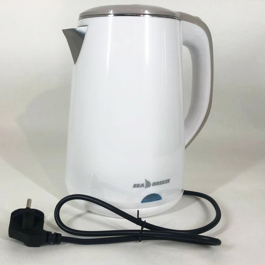 Чайник дисковий SeaBreeze SB-010 2000 Вт 1.8 л, Чайник металевий для дому Електронний для дому QB-46 Івано-Франківськ - фото 10