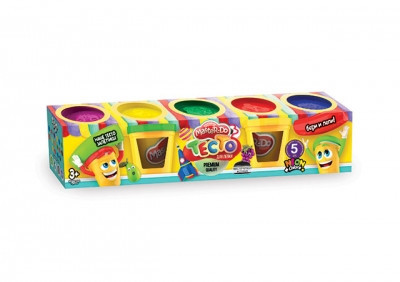 Набір креативної творчості "Тiсто для лiпки "Master Do" 5 банок*50г укр. (9), шт Київ - фото 1