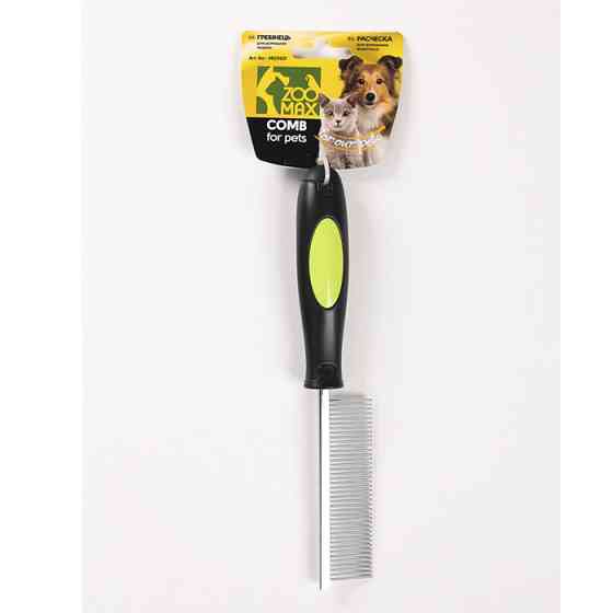Расческа с пластиковой ручкой (металл) 23см MIX MG9601 ZooMax Винница