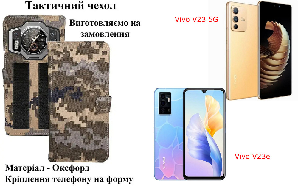 Тактический чехол для Samsung Galaxy S25 Edge, крепится к снаряжению на липучке Киев - изображение 1