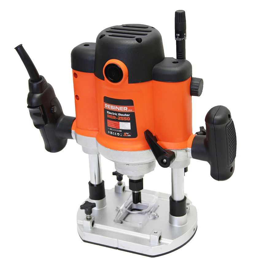 Фрезер Rebiner RER-2550 (2000Вт, цанги 8/12 мм) + набір фрез – Гарантія 36 міс Львів - фото 2