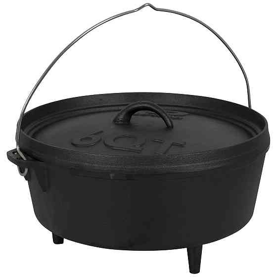 Казан с крышкой Bo-Camp Dutch Oven Cast Iron 31 cm/5 L Black (2122410) Вінниця