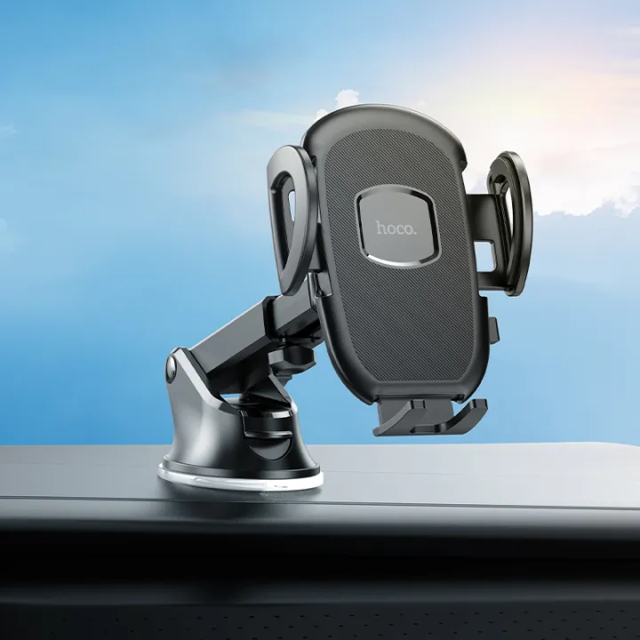 Автотримач для телефона HOCO H9 General car holder(center console) Black Одеса - фото 8