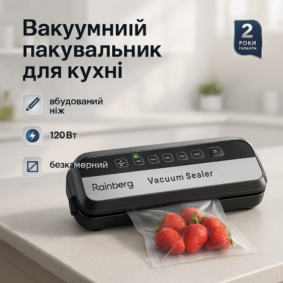Вакууматор от сети, Аппарат для вакуумной упаковки овощей, Вакууматор для влажного вакуумирования RN-45 Львов