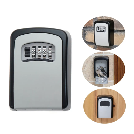 Cейф металевий для ключів CH-803 із кодовим замком антивандальний (120х87х40мм) Сірий Вінниця