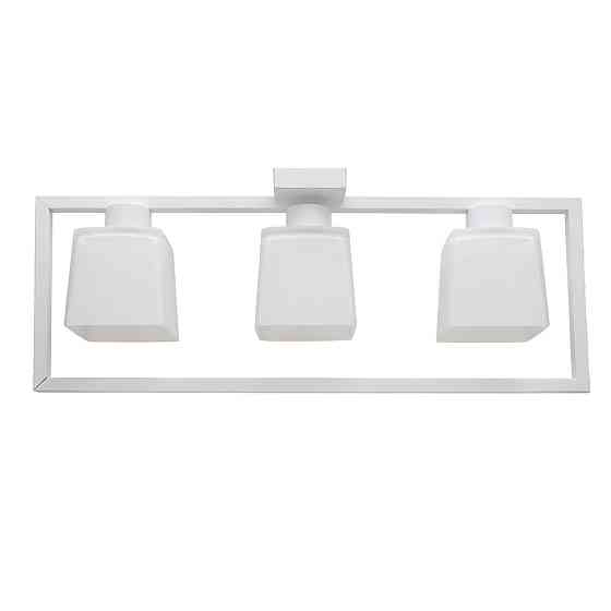 Люстра потолочная MSK Electric Boston на три плафона под лампу Е27 NL 400230-3 WH Одесса