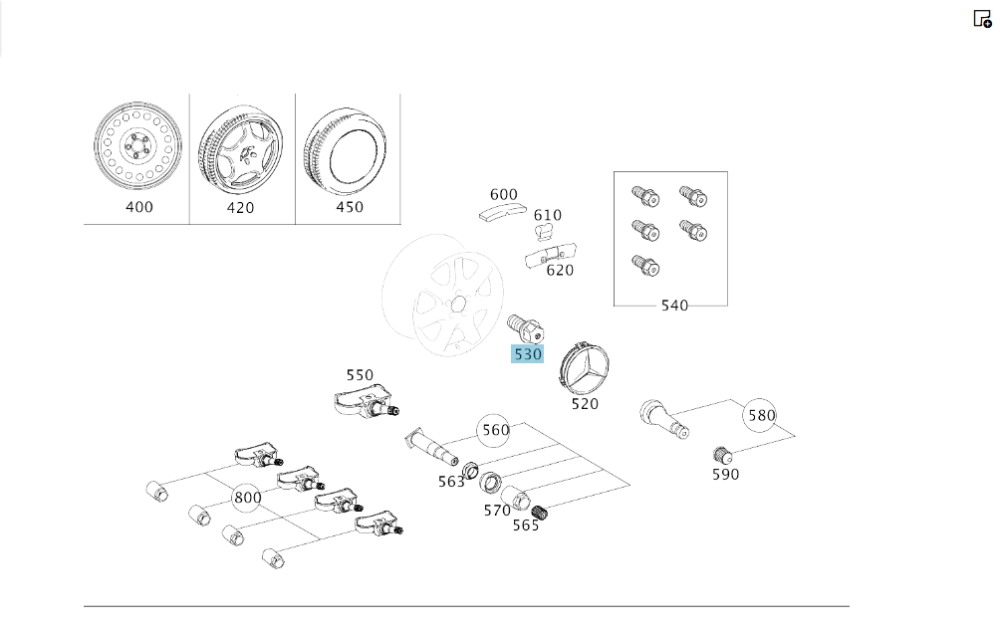 Mercedes-Benz  A0009907607 Колісний болт зі сферичним буртиком R-class long V251 GLC Coupe C253 GLC X253 E-class W213 E-class S213 Одеса - фото 3